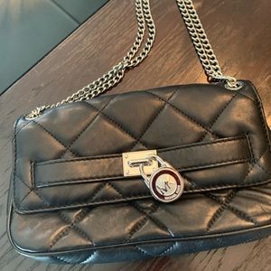 Michael Kors Hamilton quilted bag chain strap